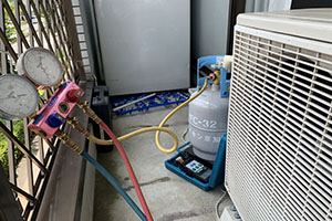 エアコン設置に伴う電気工事