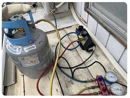 エアコンのガス漏れ修理について